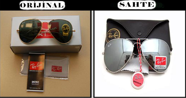 Orijinal Ray-Ban ve Sahte Gözlük Karşılaştırması