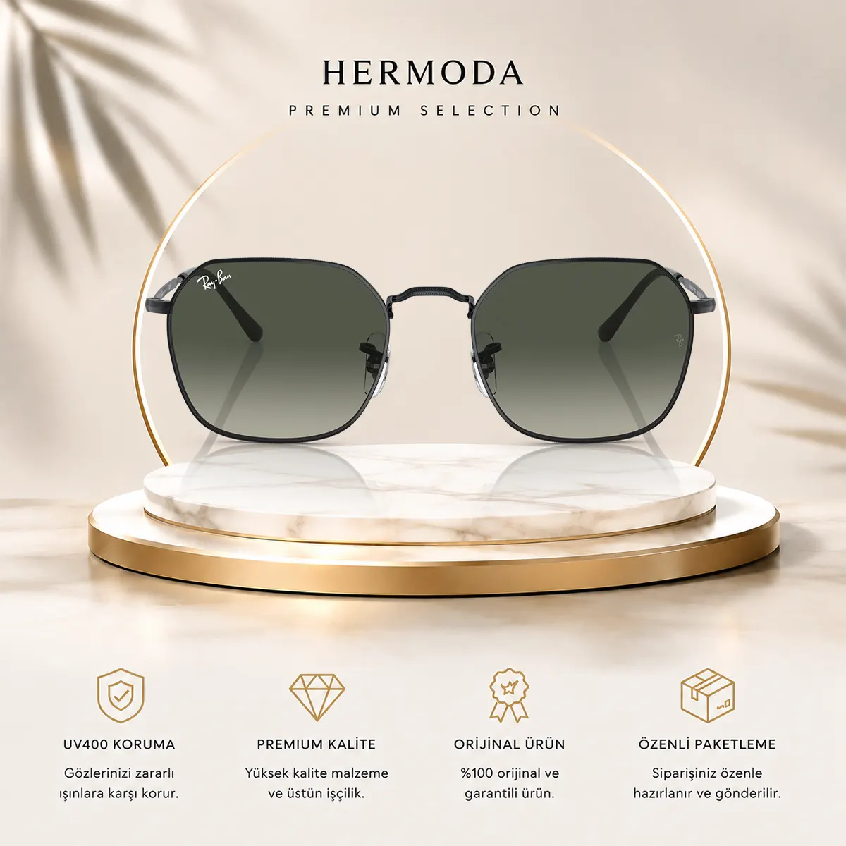 Ray-Ban Rb3694 002/71 Unisex Güneş Gözlüğü