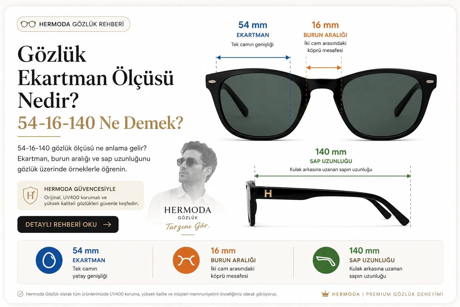Gözlük Ekartman Ölçüsü Nedir? 54-16-140 Ne Demek?