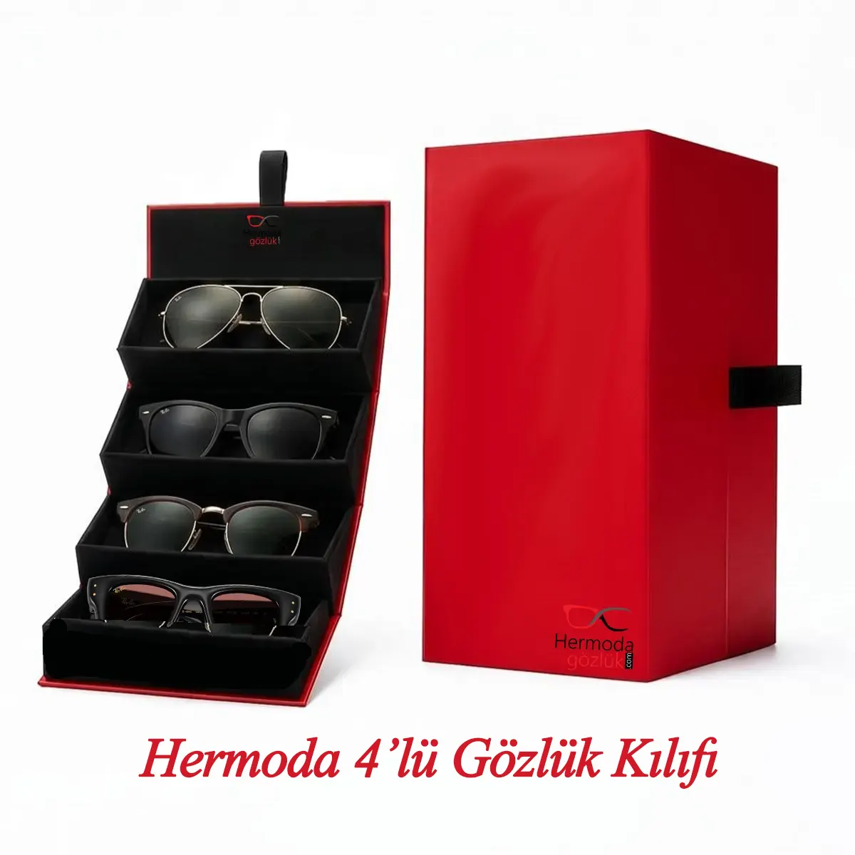 Hermoda 4’lü Katlanabilir Gözlük Kutusu